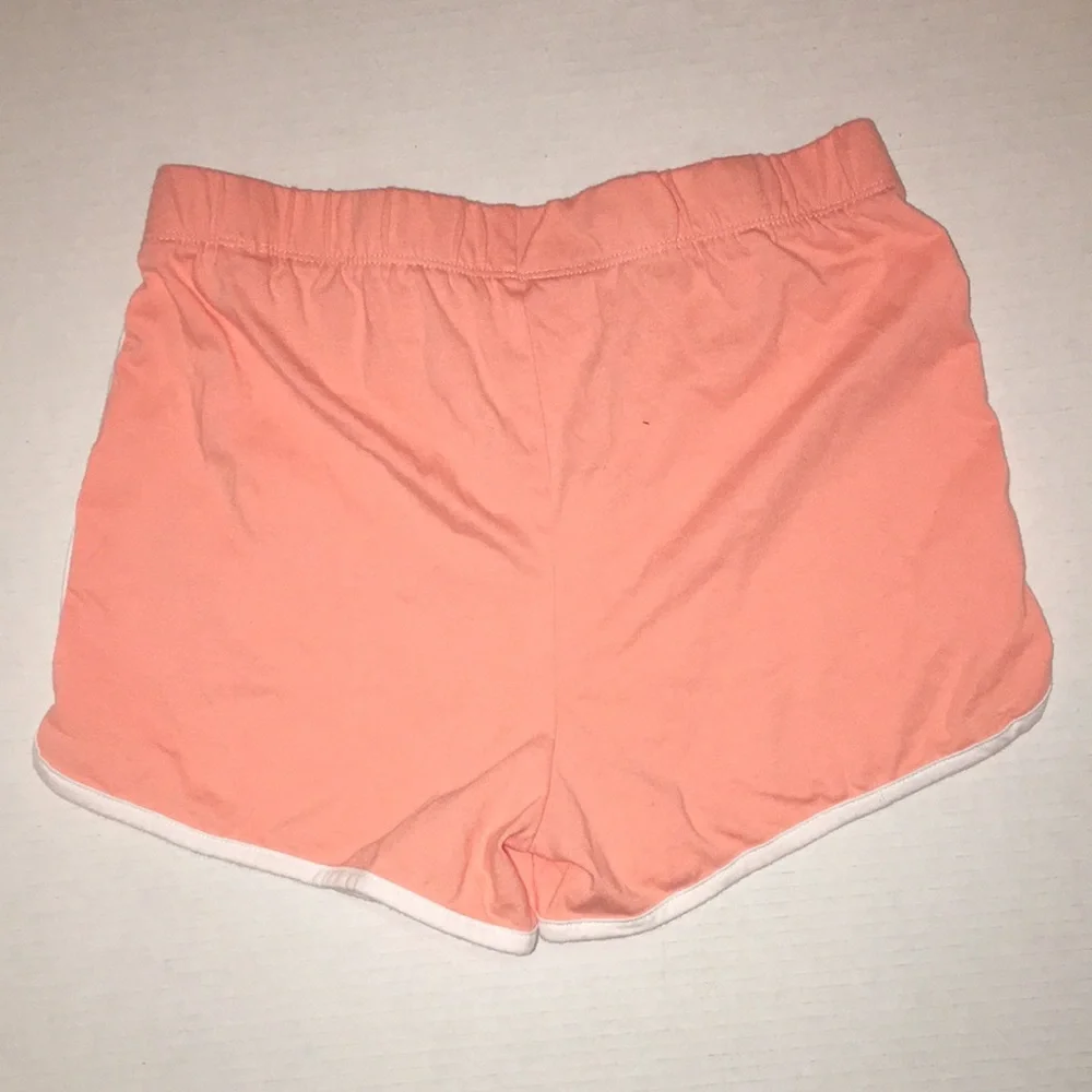 Women's Coral Runner Shorts with White Trim